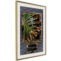 Arkiio Affisch Gilded Monstera [Poster] 40x60 Poster